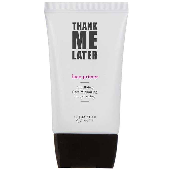 Elizabeth Mott - Thank Me Later Mattifying Face Primer and Setting Spray for All Day Makeup Wear (2-Pack Bundle)