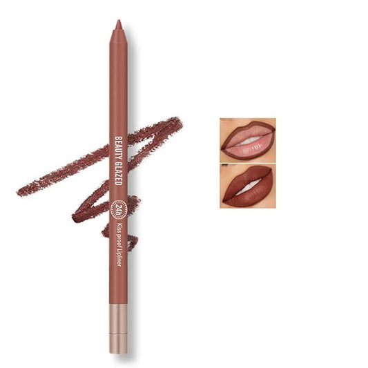 Ultra Fine Lip Liner Non-Stick Cup Not Fade Waterproof Velvety Nude Long-lasting Comestic Tool,Assorted Colors High Pigmented Matte Smooth Soft Pencils Natural Lip Makeup Lip Liners