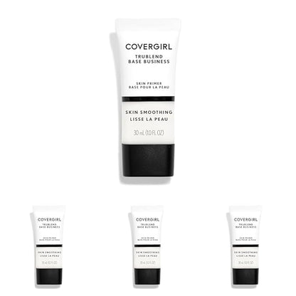 COVERGIRL Base Business Face Primer, Skin Smoothing 100, 1.01 Ounce (Pack of 4)