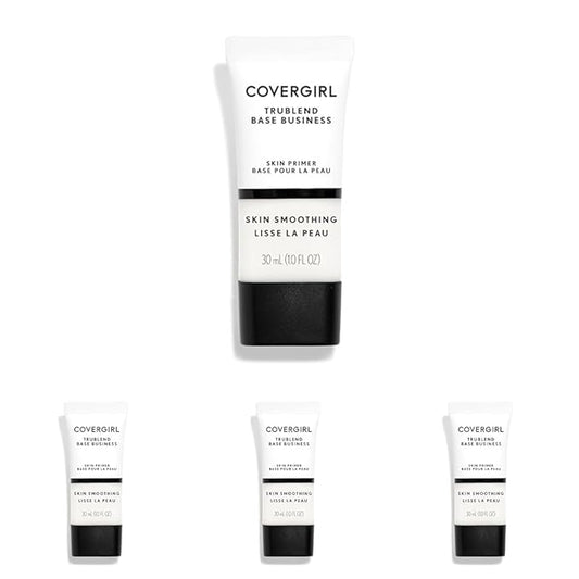 COVERGIRL Base Business Face Primer, Skin Smoothing 100, 1.01 Ounce (Pack of 4)