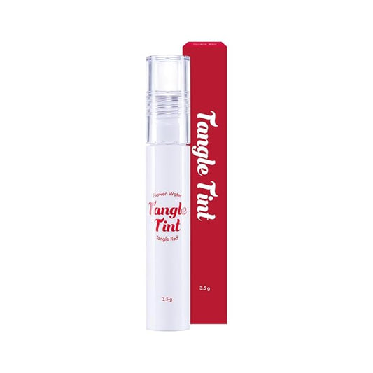 BEAUTY PEOPLE Long Lasting Flower Dew Water Lip Tint with Vitamin-Packed Fruit Extracts for Hydrated Lip Stain (Red, 3.5ml)