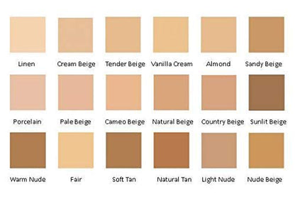 Jolie Mineral Liquid Powder Foundation SPF 15 1 Fl. Oz. Hypoallergenic - For All Skin Types (Nude Beige)