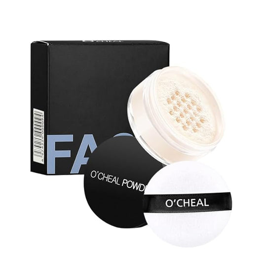 O'CHEAL Face Powder with Oil Control Loose Powder for Makeup Powder Color Waterproof Facial Powder01