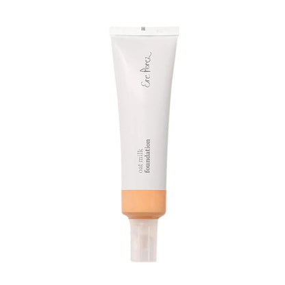 Ere Perez - Natural Oat Milk Liquid Foundation | Breathable, Buildable, Med-Full Coverage, Dewy | Peach Extract, Vitamin E | Vegan, Cruelty-Free, Clean Beauty (Vienna | light-med warm, 1fl oz | 30ml)