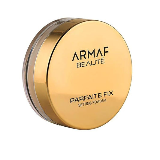 Armaf Beauté Parfaite Fix Setting PowderTranslucent Setting Weightless Formula, Silky Texture, Absorbs Oil and Shine | Loose Setting Powder | 3.8g/0.13 oz