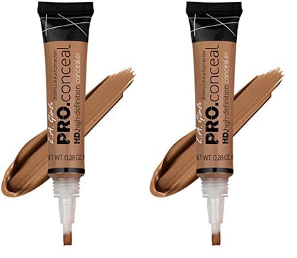 L.A. Girl HD Pro.Conceal, Espresso GC985 (Pack of 2)