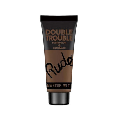Rude - Double Trouble Foundation + Concealer - Natural