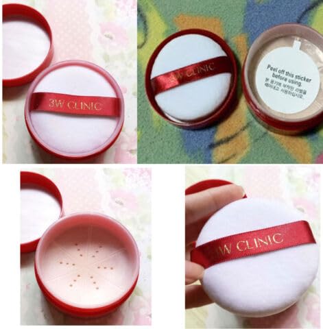 [3W CLINIC] Natural Make-Up Powder 30g/ #10 Transparent Pearl/Korea Made, Beige