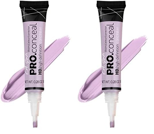 L.A. Girl HD Pro.Conceal, Lavender Corrector GC993 (Pack of 2)