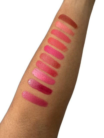 Cheeks & Lip Palette | Lipstick and Blush | Cream Formula | Reusable Magnetic Case | For All Skin Types (Reds and pinks)