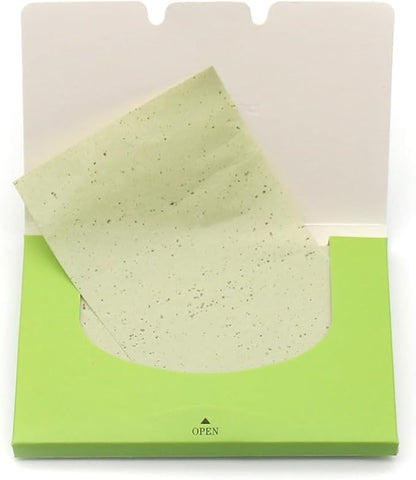 Kissy miss Green tea oil blotting sheets for face,500 sheets in 5 Pack,lift away excess oil,easy to slip into your purse, makeup bag, or even your pocket