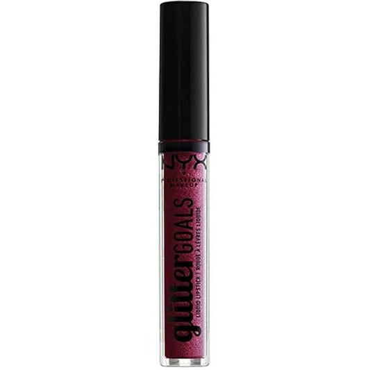 NYX PROFESSIONAL MAKEUP Glitter Goals Liquid Lipstick - Bloodstone, Berry With Multi-Dimensional Glitter