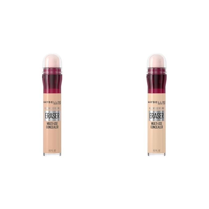 Maybelline Instant Age Rewind Dark Circles Concealer Bundle, 115 & 100 Counts
