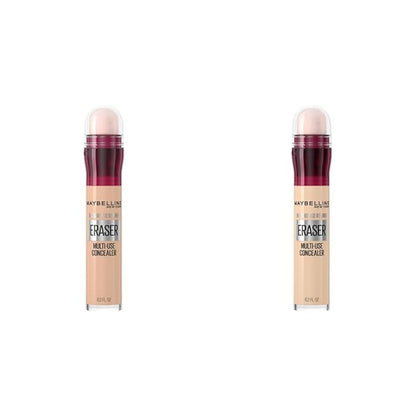 Maybelline Instant Age Rewind Dark Circles Concealer Bundle, 115 & 100 Counts