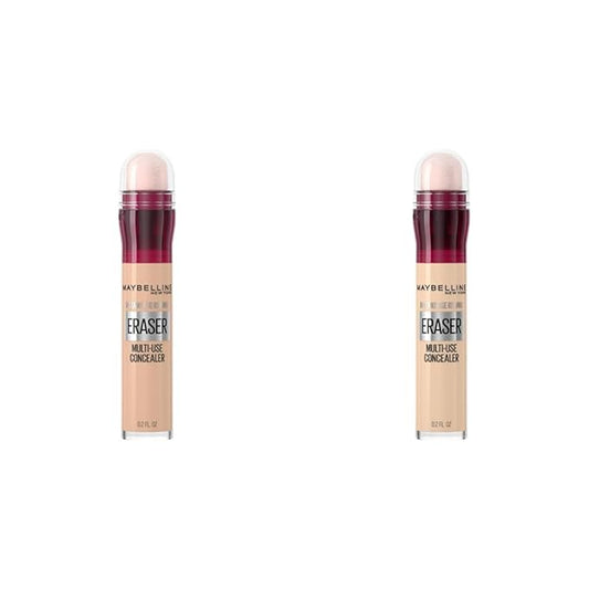 Maybelline Instant Age Rewind Dark Circles Concealer Bundle, 115 & 100 Counts