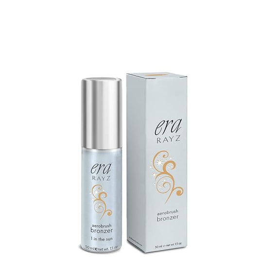ERA Rayz spray on bronzer (1 In The Sun, 1.5 oz) - airbrush makeup, everyday, buildable, professional aerobrush cosmetics by Era Beauty