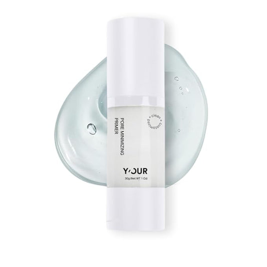 Y’OUR Pore Minimizer Velvet Veil Primer | Hydrating, Oil-Controlling, Long-Lasting | Blur Makeup For Flawless Base | Photo Finish Foundation Coverage | Brightens with Vitamin C & E