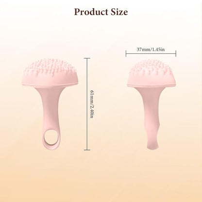 Silicone Freckle Stamp, Portable Fake Freckle Stamp, Faux Freckles Waterproof, Updated Freckles Applicator, Freckle Stamp for Natural Freckles Makeup Tool（Pink）
