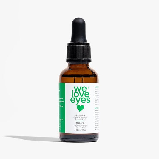 We Love Eyes - Rosemary Eyelid & Eyelash Cleansing Oil - Allergen Removal - Preservative-Free - Rosemary Oil - 30ml