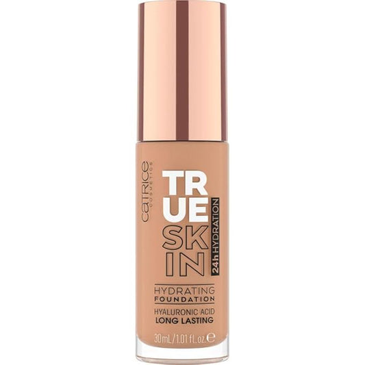Catrice | True Skin Hydrating Foundation | Lightweight Buildable Coverage with Hyaluronic Acid and Watermelon Seed Oil | Vegan & Cruelty Free (046 | Warm Toffee)
