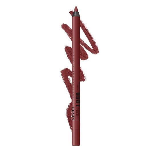 NYX PROFESSIONAL MAKEUP Line Loud Lip Liner, Longwear and Pigmented Lip Pencil with Jojoba Oil & Vitamin E - Too Blessed