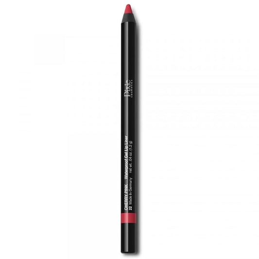 Sharpenable Waterproof Smudge-Proof Gel Lip Liner (Cherry Pink)