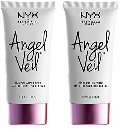 NYX PROFESSIONAL MAKEUP Angel Veil Skin Perfecting Primer, Satin Finish (Pack of 2)
