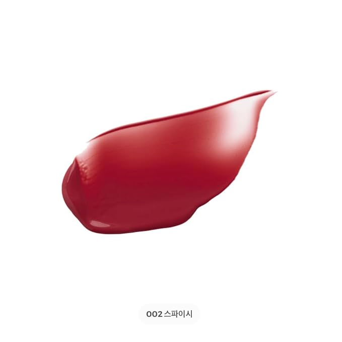 Objet Water Lip Stain Matte Lipstick – (Watery to Blurry Tint), Long-Lasting, Hydrating, Waterproof Wear – K-Beauty Liquid Lipstick for Women, Bold Red Tinted Gloss (002 SPICY)