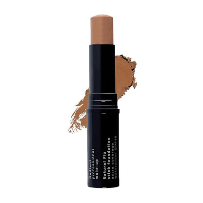 Radiant Professional Natural Fix Extra Coverage Stick Foundation - Full Coverage Waterproof Foundation & Contouring Stick - SPF 15 Paraben & Oil Free Matte Finish - 8.5 g - Tawny (06)