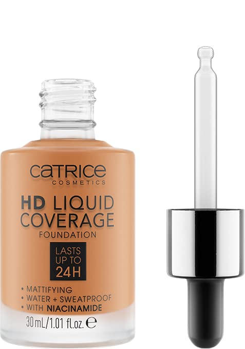 Catrice | HD Foundation 70 & The Corrector Anti-Red Primer| Full Coverage Makeup | Vegan & Cruelty Free