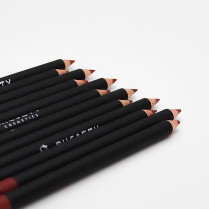 12 Colors Matte Lip Liner Set Long Lasting Waterproof Lip Liner Pencil Matte Velvet Lipstick Set Natural Soft High Pigmented Lip Makeup