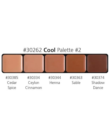 Graftobian High Definition Glamour Creme Palette, Cool #2