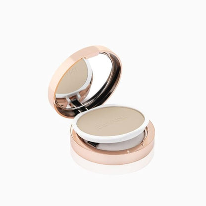 Emani Flawless Matte Powder Foundation Makeup for Sensitive Skin, Natural Mineral Foundation Compact with Buildable Coverage, Oil Control, Talc Free, Cruelty-Free & Vegan, Ginger