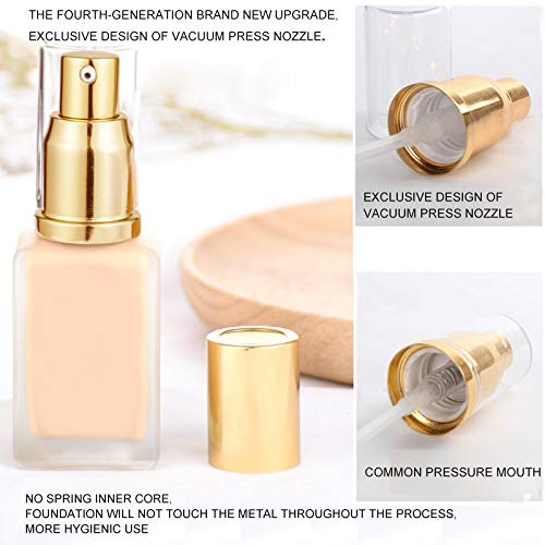 （3 colors）2 Pack Upgrade Foundation Pump Replacement for MAC and EL Double Wear Foundation(Gold)