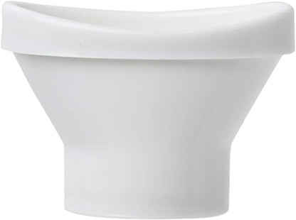 Flents Eye Wash Cup, Reusable White Eye Rinse Aid for Cleaning Dirt, Loose Eyelashes, and Irritants, Gentle Eye Care Solution, Durable Plastic Design, Ideal for Home Use