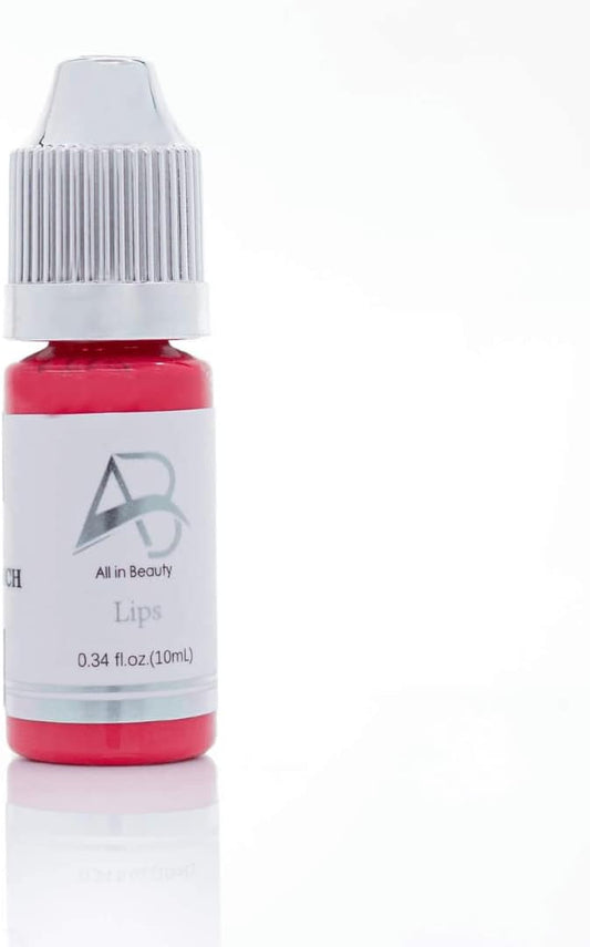 All in Beauty Professional Lip Pigment, Pigments for Permanent Make-Up, Lip Blushing Pigments for Permanent Lip Color, Vegan to Enhance Lips Color (Sweet Pink)