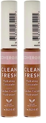 COVERGIRL Clean Fresh Hydrating Concealer, Deep, 0.23 Fl Oz (Pack of 2)
