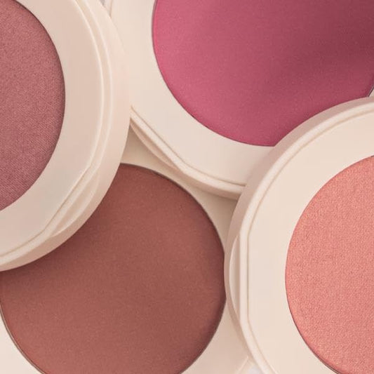 FARMASi Powder Blusher, Glow Boosting, Naturally Luminous Lightweight, Highly Pigmented, Soften and Moisturize the skin, Buildable Coverage Blush, Vegan 0.159 Fl Oz / 4.5g-02 Goddess Glow