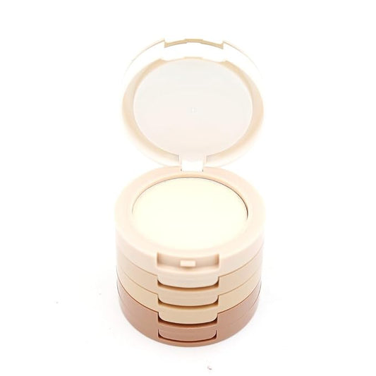 5 Color Powder Kit Face Makeup Corrector highlight Countour With White Powder Net 40g