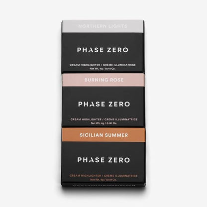 Phase Zero Makeup Cream Highlighter - "Northern Lights" - 4g / 0.141oz - For a Long Lasting, Natural, Radiant Glow