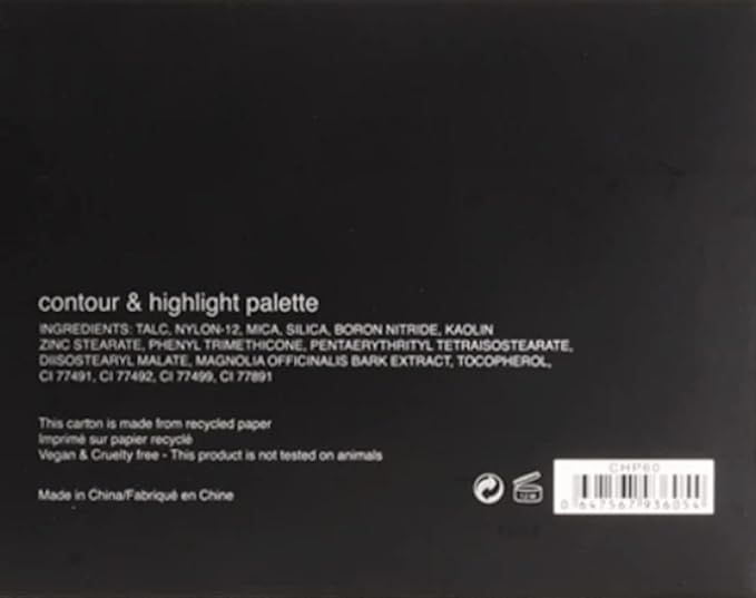 Contour & Highlight Palette, Sculpt, Define, Palette Powder Contour Kit with Mirror - 6 Highly Pigmented Matte Colors For Contouring And Highlighting