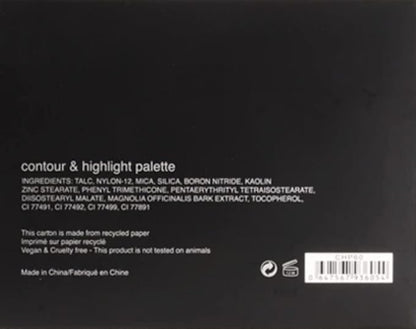 Contour & Highlight Palette, Sculpt, Define, Palette Powder Contour Kit with Mirror - 6 Highly Pigmented Matte Colors For Contouring And Highlighting