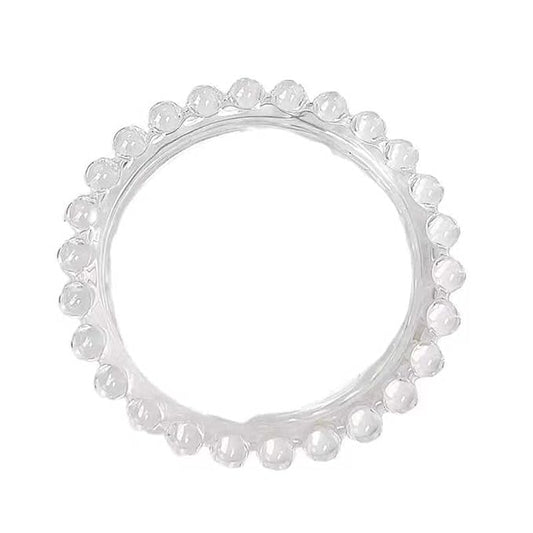 Nail Art Palette Clear Glass Nail Art Color Mixing Plate Nail Art Display Board Cosmetic Mixing Tray Manicure Tool for Home and Salon Use, 1 Piece