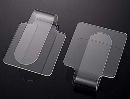 WOIWO 1PCS Transparent Acrylic Handheld Palette, Nail Makeup Palette Palette Palette