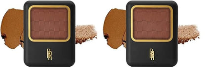 Black Radiance Natural Matte Foundation Powder, Minimizes Shine, Warm Hazelnut (Pack of 2)