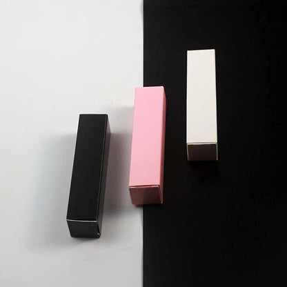 COSIDEA 50 PCS Empty Pink Lip Gloss Boxes W23 xW23 xH103mm / 0.9*0.9*4.05 inch inch, Cosmetic Perfume / Mascara Box Packaging for Small Business Wholesale, small Kraft Paper Box Luxury Holder Wrapping