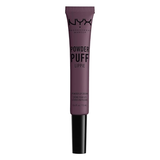 NYX PROFESSIONAL MAKEUP Powder Puff Lippie Lip Cream, Liquid Lipstick - Detention (Deep Plum)