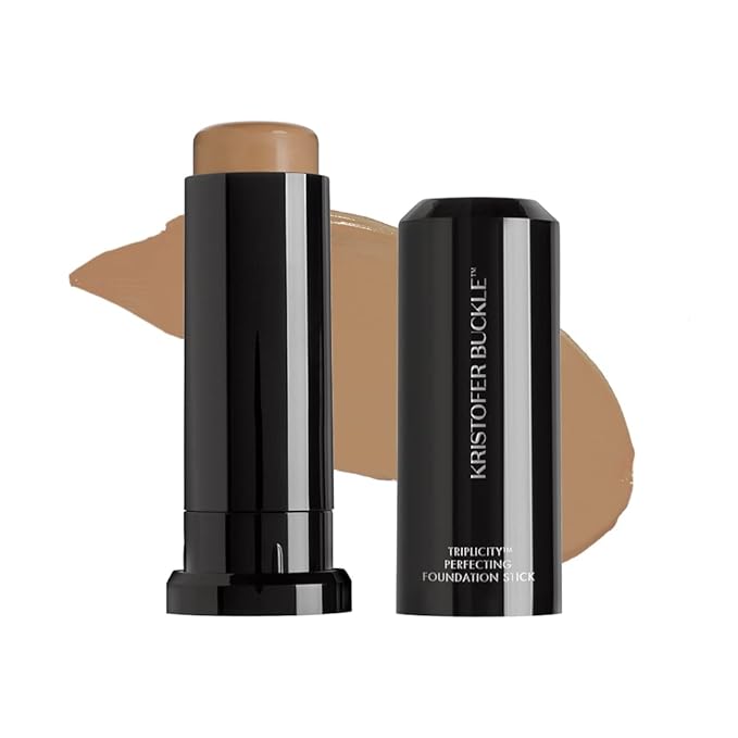 Triplicity® Perfecting Foundation Stick, 0.4 oz. | Primes Skin, Provides Buildable Coverage & Has A Soft-Focus Effect | Deep
