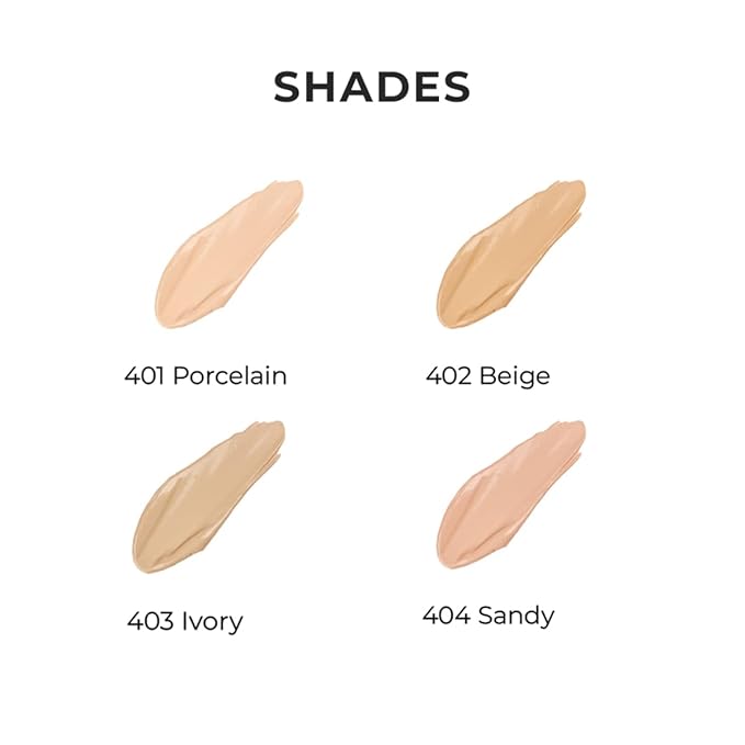 Foundation Stay Matte - Full Coverage Foundation - Long-Lasting & Waterpoof - Dewy & Flawless Finish - For All Skin Type - Organic & Oil-Free - Anti-Aging Formula, 404-1.01 fl.oz (Toffee)
