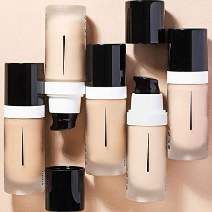 Radiant Professional Natural Fix All Day Matte Cream Foundation - Long Wear High Coverage Face Makeup Foundation With SPF 15 - Oil Free Matte Finish - For All Skin Types-1.01 oz. (6B Cinnamon)